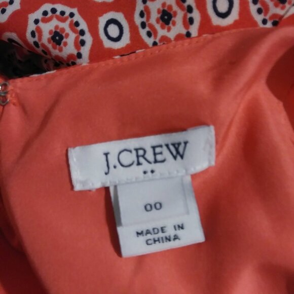 J. Crew Print Spaghetti Strap Dress - Picture 6 of 7